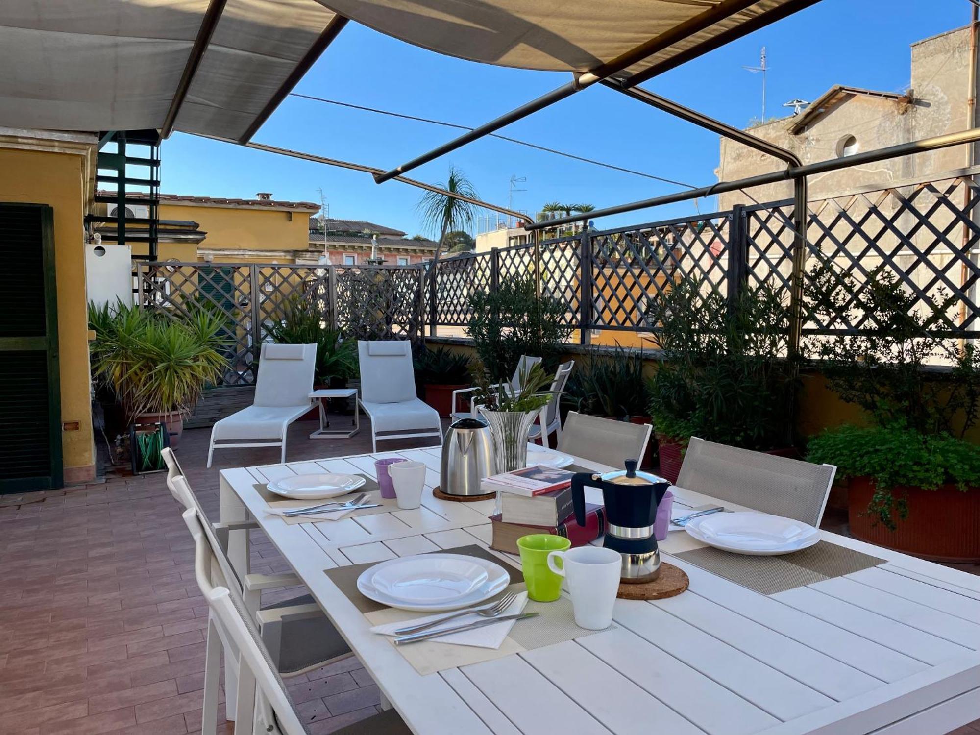Elegant, With Private Terrace Next To The Vatican Rome Luaran gambar