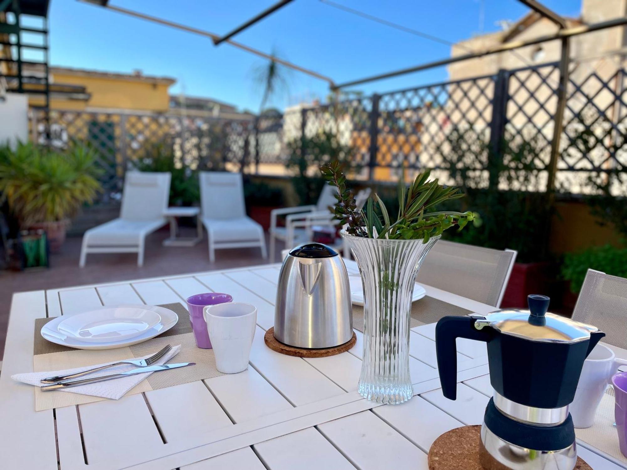 Elegant, With Private Terrace Next To The Vatican Rome Luaran gambar