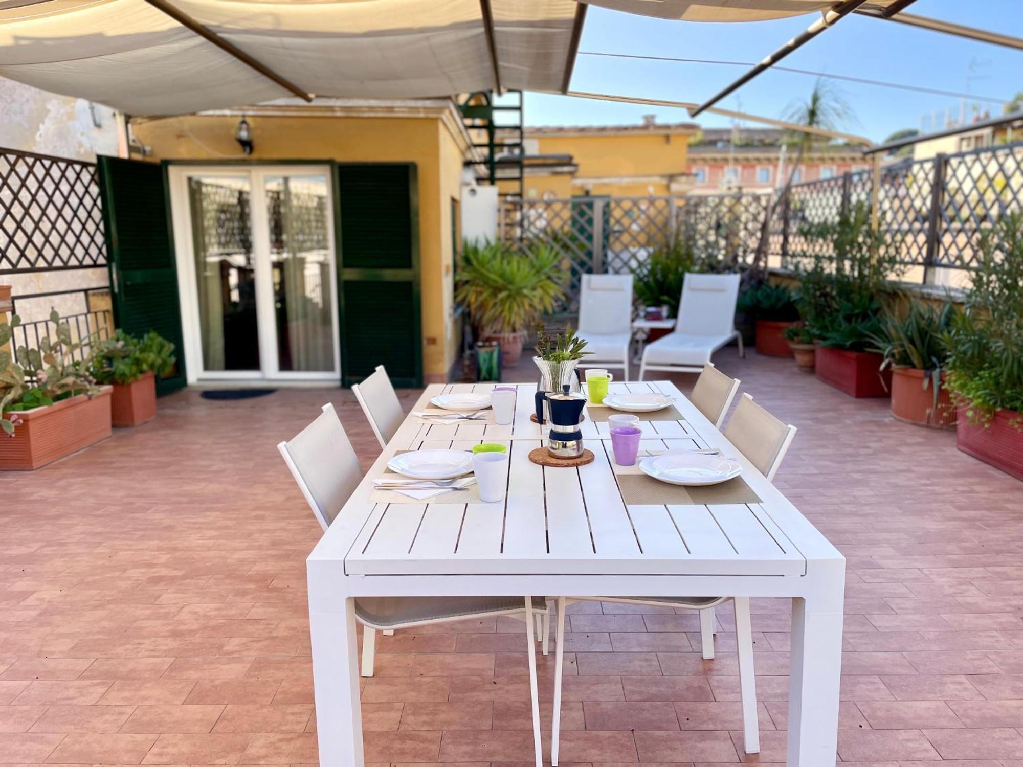 Elegant, With Private Terrace Next To The Vatican Rome Luaran gambar